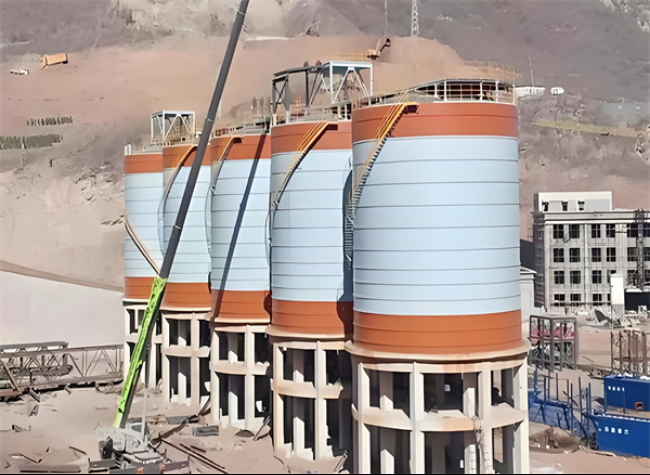 珠山高架钢板仓